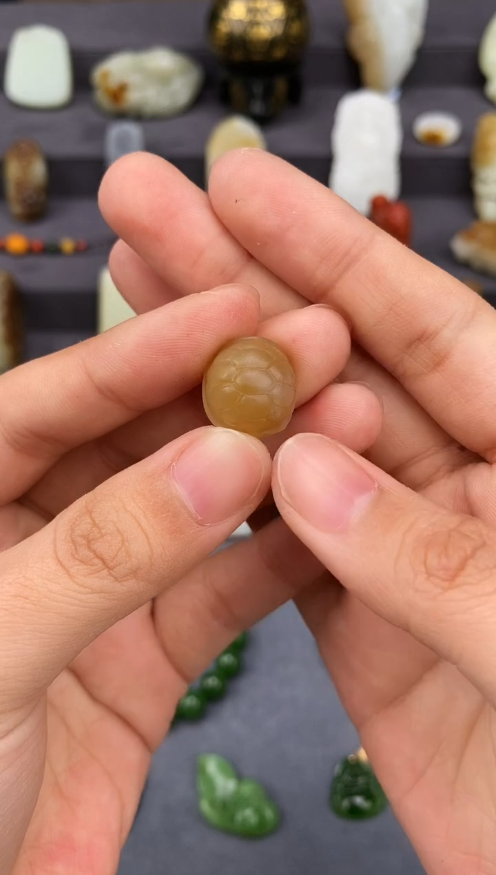 【闪购商品】和田玉-未镶嵌糖料龟背