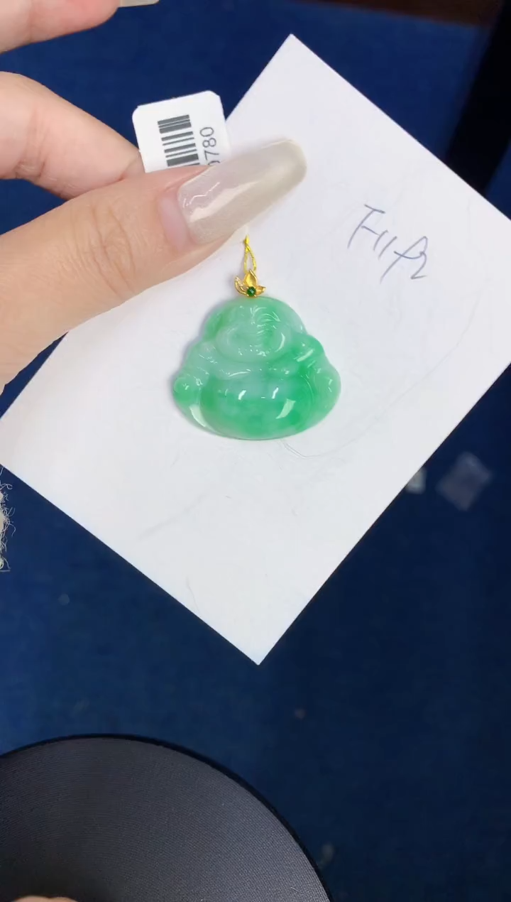 【闪购商品】翡翠颈饰18K金镶嵌00000000000