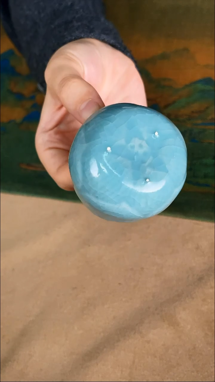 杯子瓷孙现锋 仿古釉  创意莲花杯