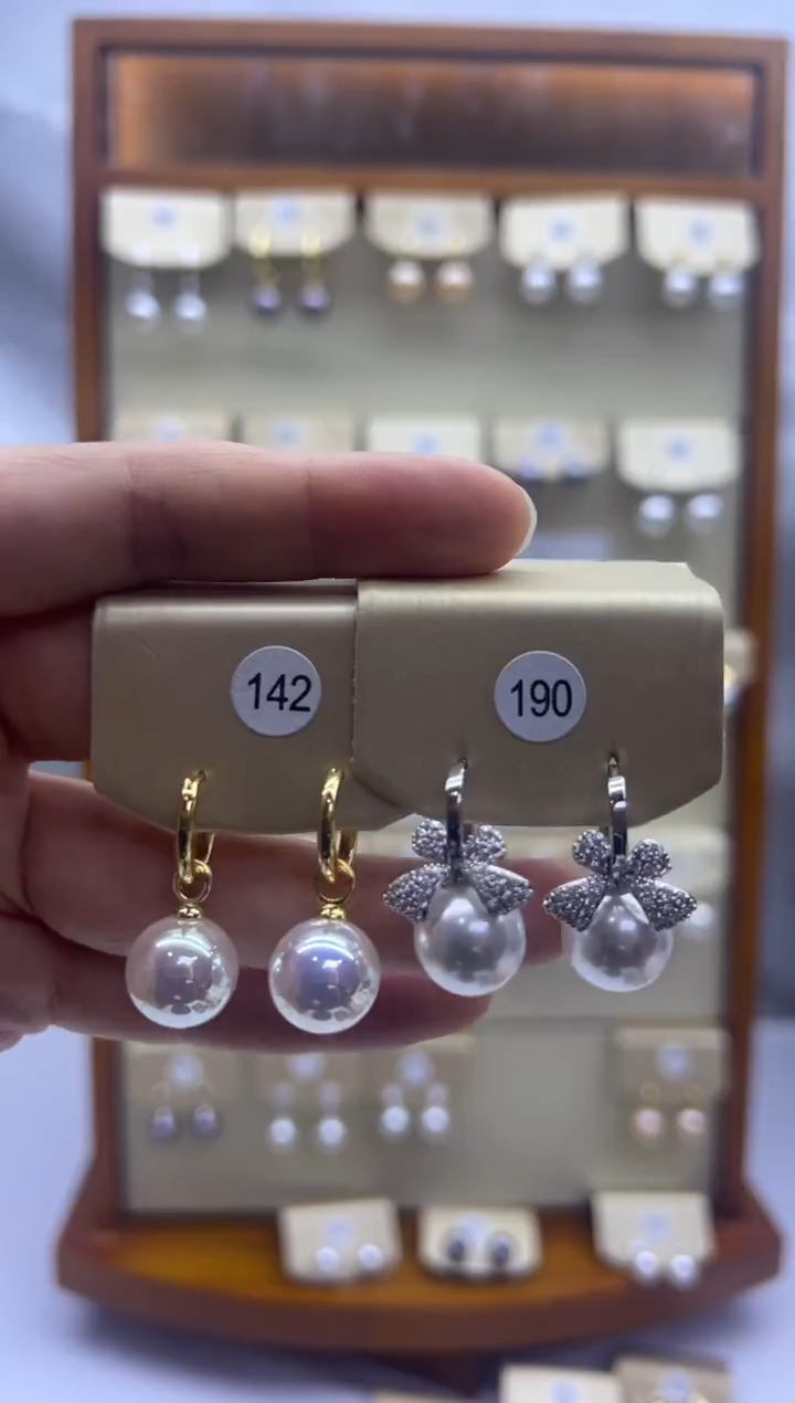 未镶嵌耳饰淡水珍珠142+190