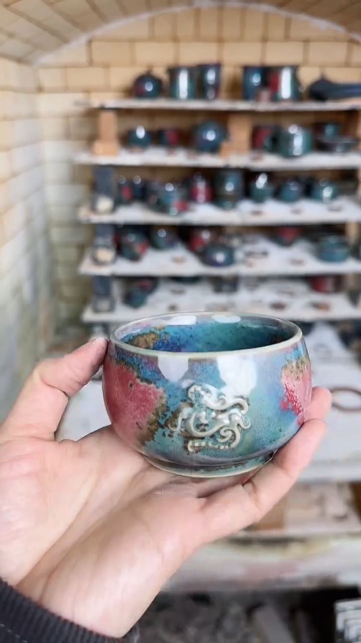 【闪购商品】131-1王建勋螭龙杯--------笑