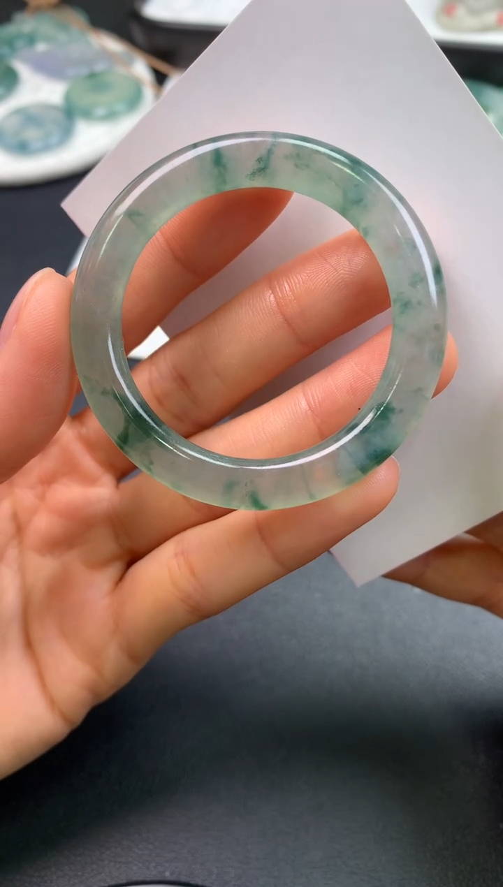 未镶嵌定制翡翠0685389298（41*6*7.3）