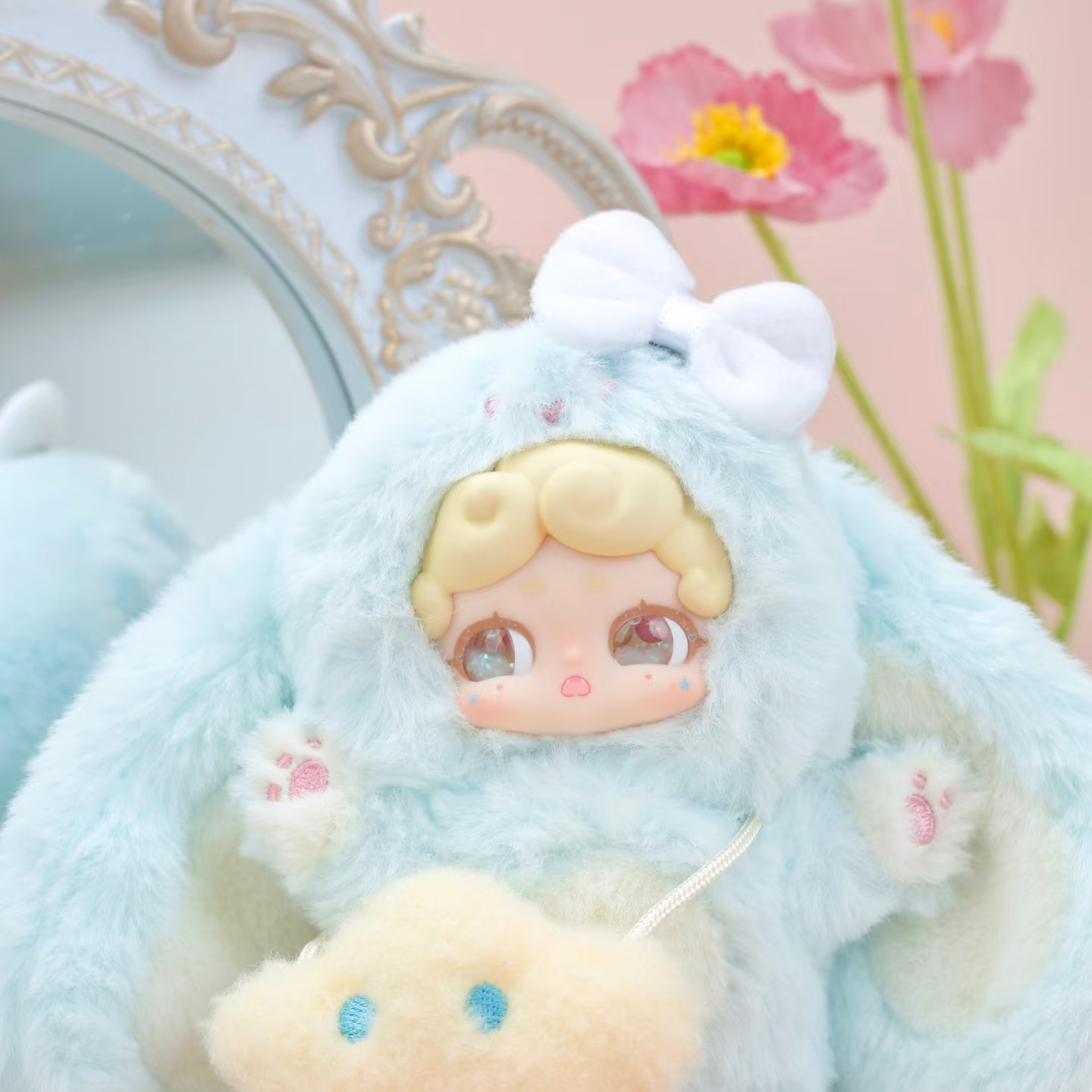 LuckyDeerNai晚安小兔毛绒盲盒可爱挂件礼物