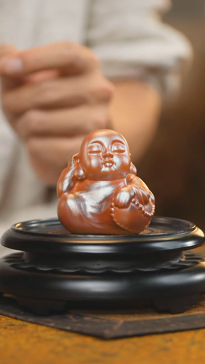 27柴房陶瓷原创小和尚