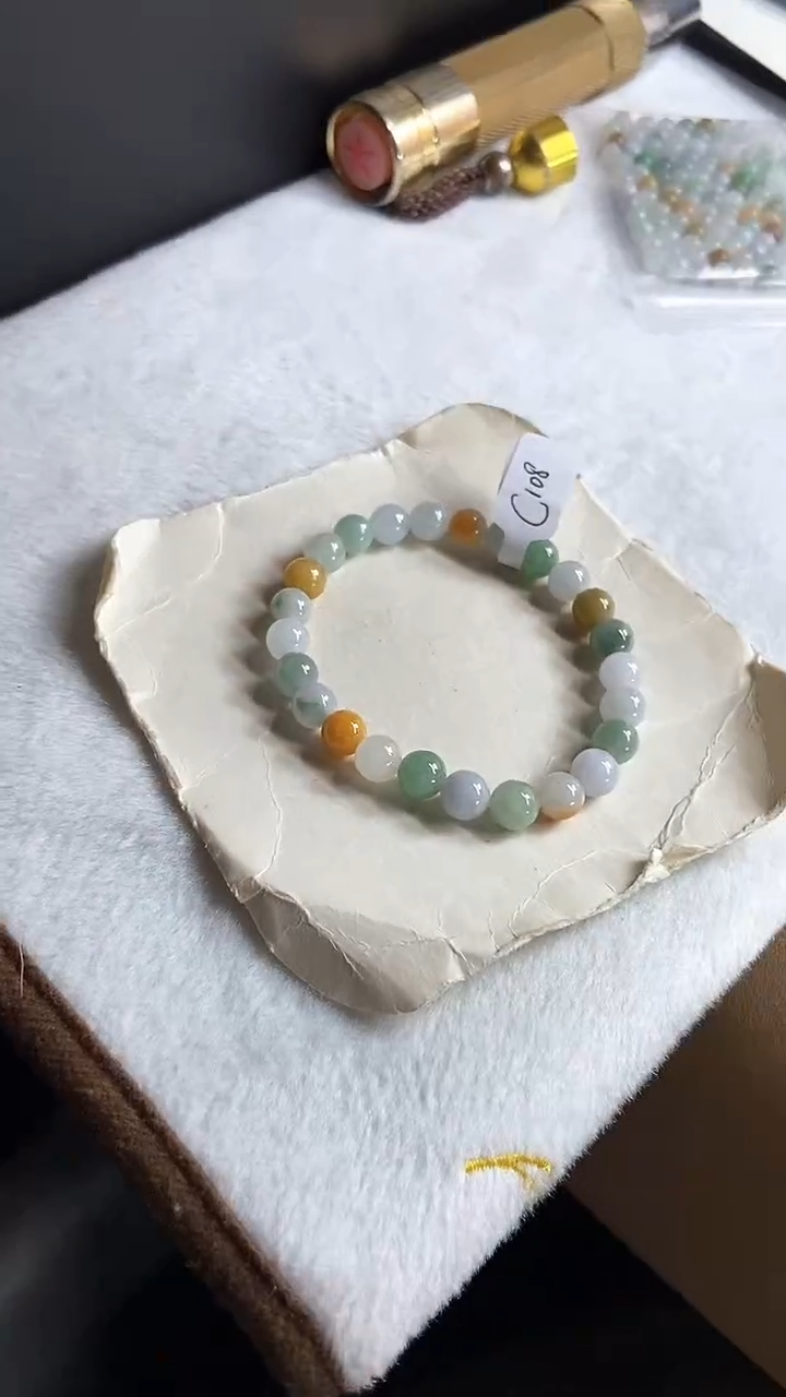 【闪购商品】翡翠手链未镶嵌翡翠珠子C108