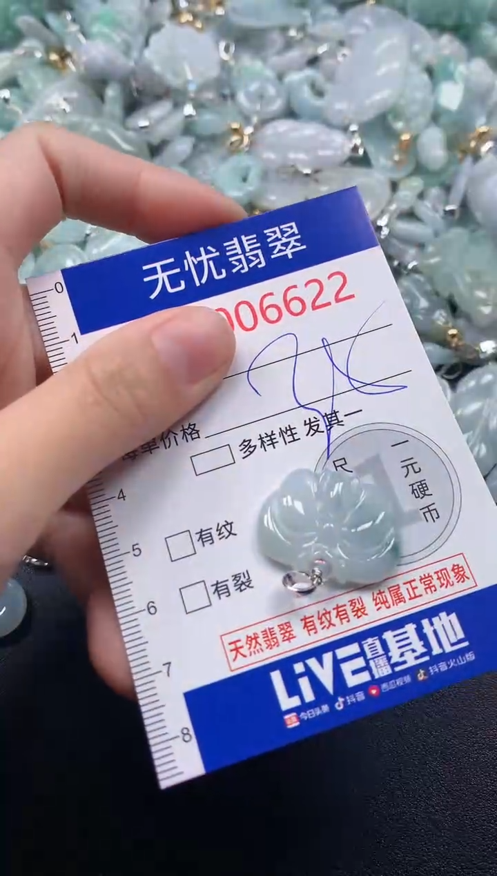 吊坠(不含链)未镶嵌翡翠6622