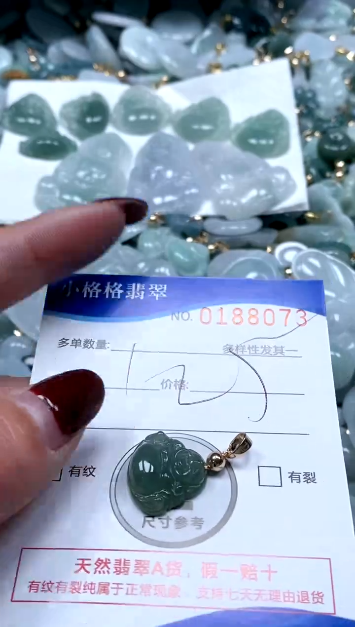 【闪购商品】翡翠颈饰未镶嵌闪购商品0188073