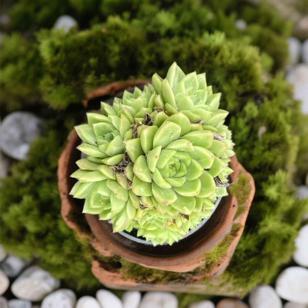 麦秆多肉适合露台种植可净化空气的室内绿植盆栽