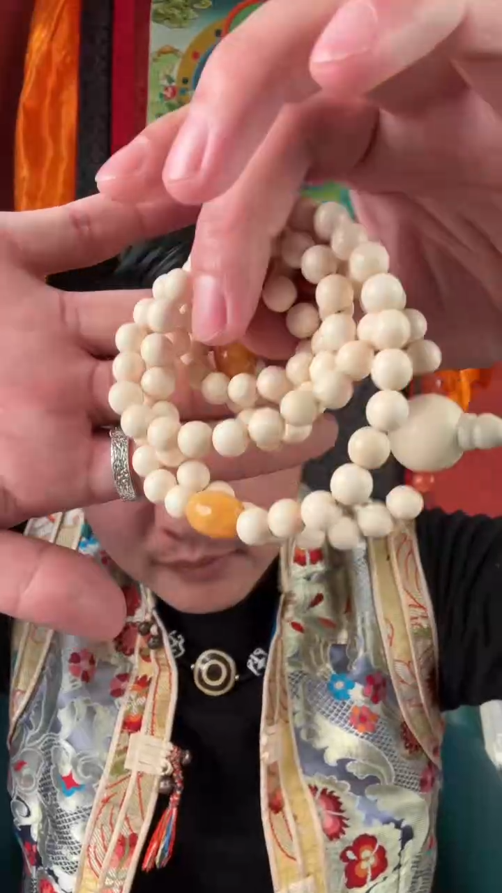 无非金属白色珠珠108