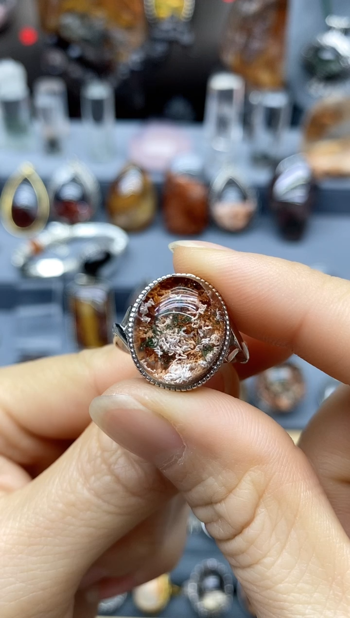 【闪购商品】水晶戒指银S925镶嵌水晶水晶