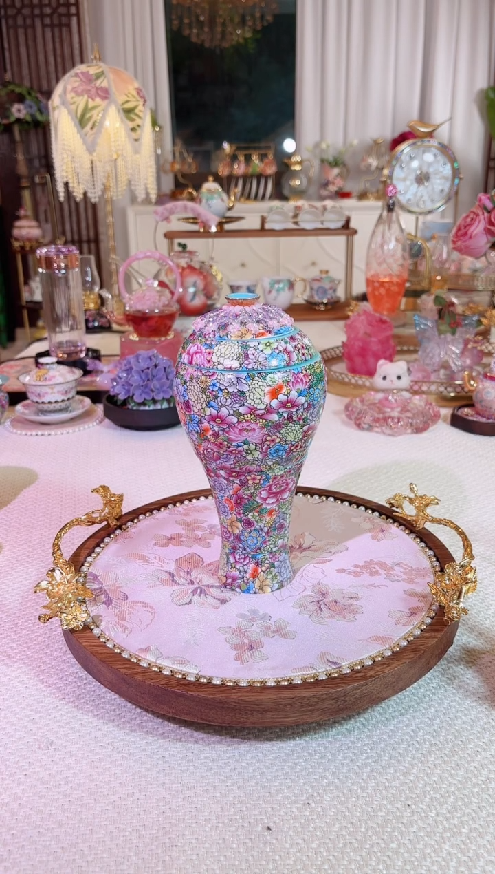 如意芳菲-美人瓶茶具-如图