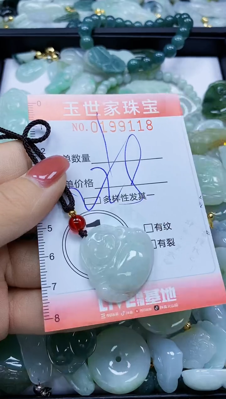 【闪购商品】翡翠颈饰未镶嵌闪购0199118多样性发其一