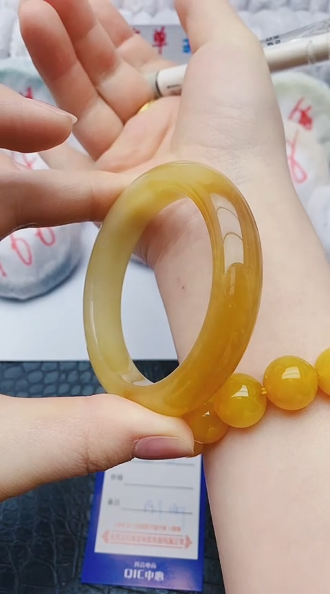 未镶嵌手镯石英质玉w3+55-56-57