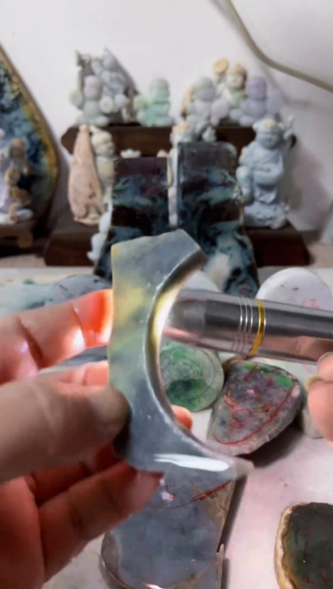 【闪购商品】翡翠吊坠(不含链)未镶嵌A686