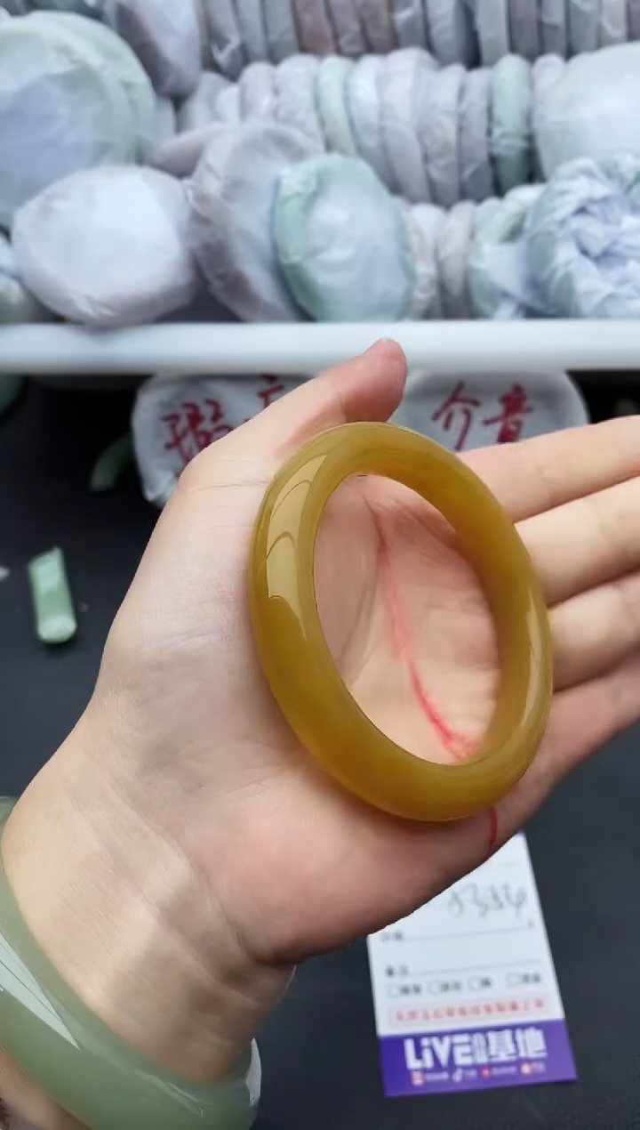 未镶嵌手镯石英质玉258+53/54