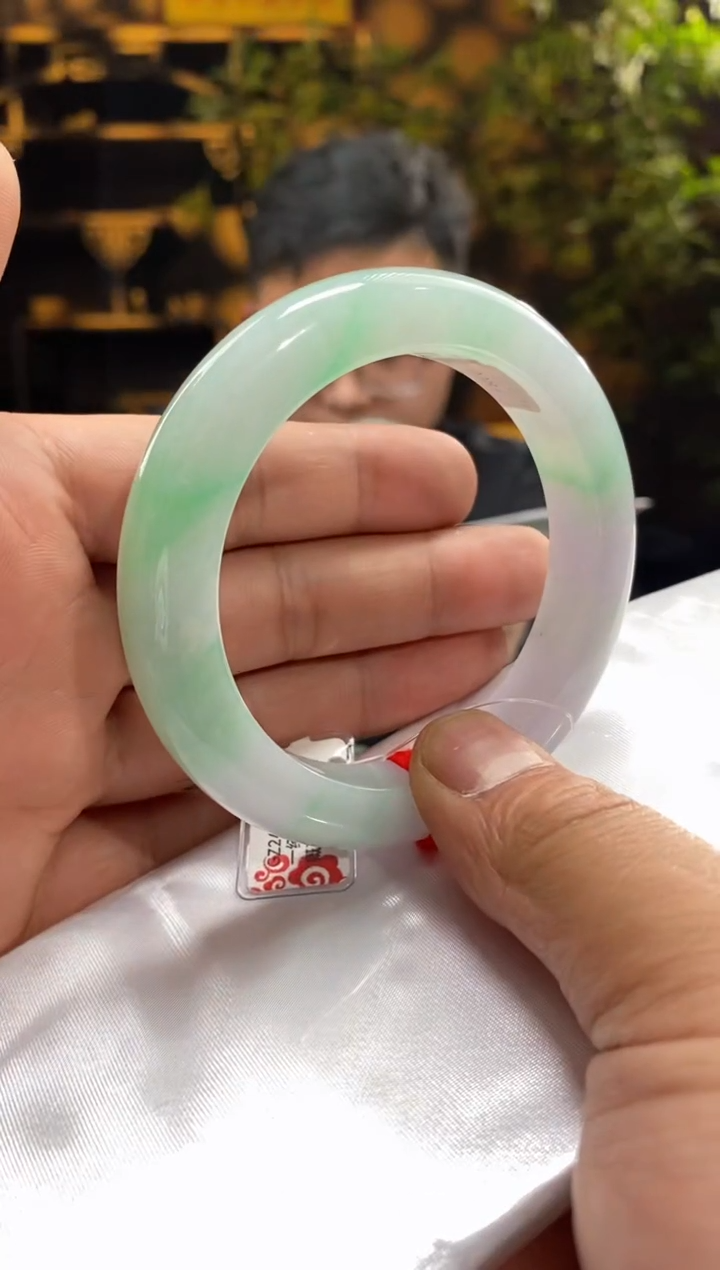 【闪购商品】翡翠手镯未镶嵌90101号天然翡翠a货58圈