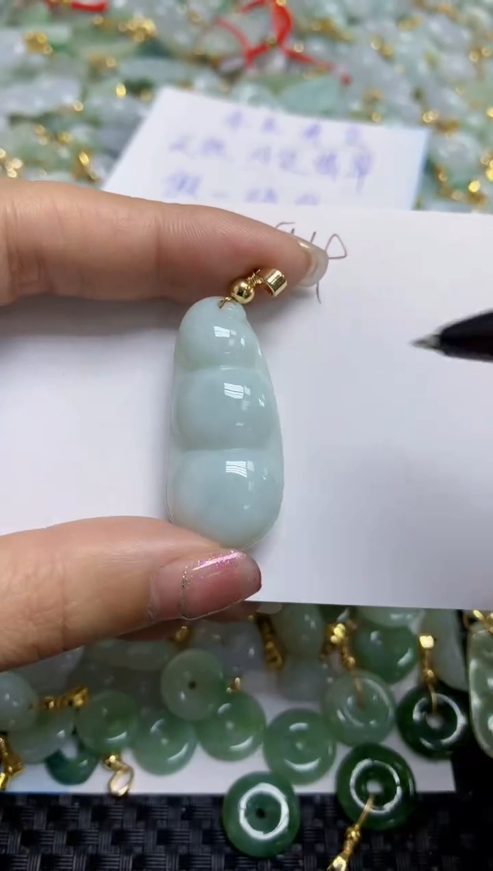 【闪购商品】翡翠颈饰合金天然A货翡翠