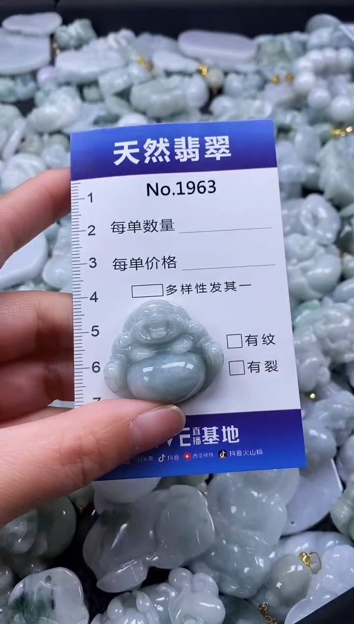 【闪购商品】翡翠颈饰未镶嵌缅甸A货翡翠1963