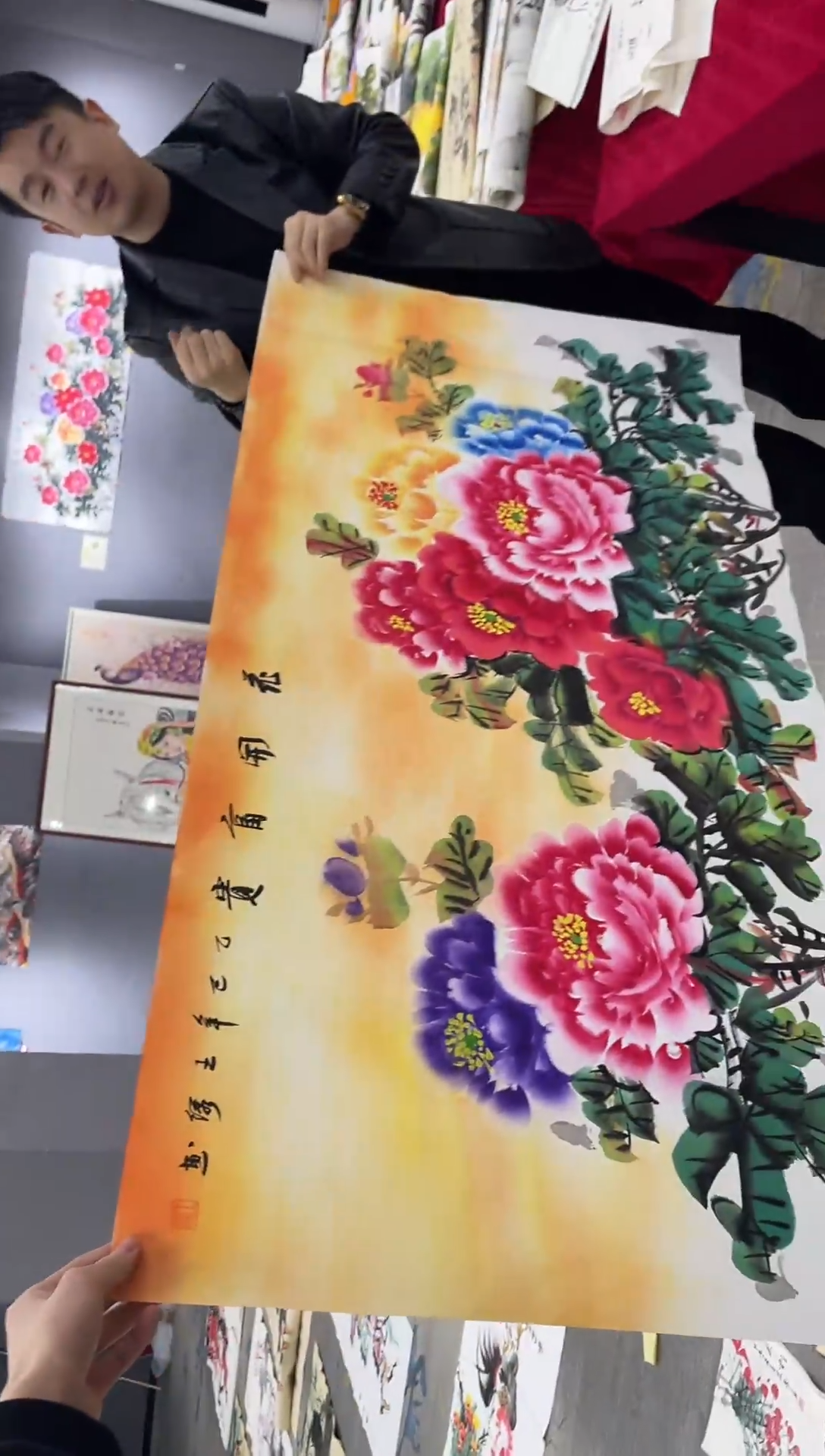 横款年画艺术作品欣赏W76