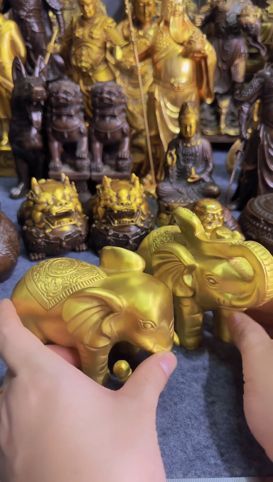 老黄黄铜摆件装饰品