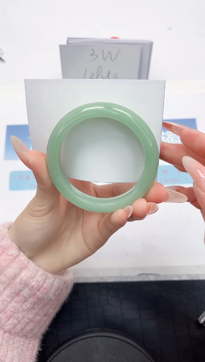 【闪购商品】石英质玉手镯未镶嵌L165-54