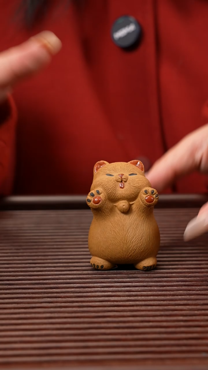 【闪购商品】紫砂茶宠紫砂 一腚红