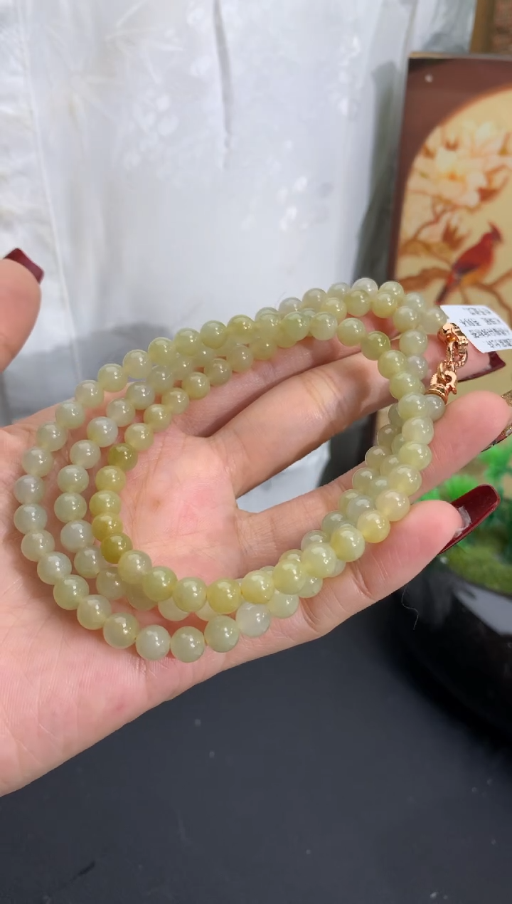 未镶嵌手串翡翠卡6mm