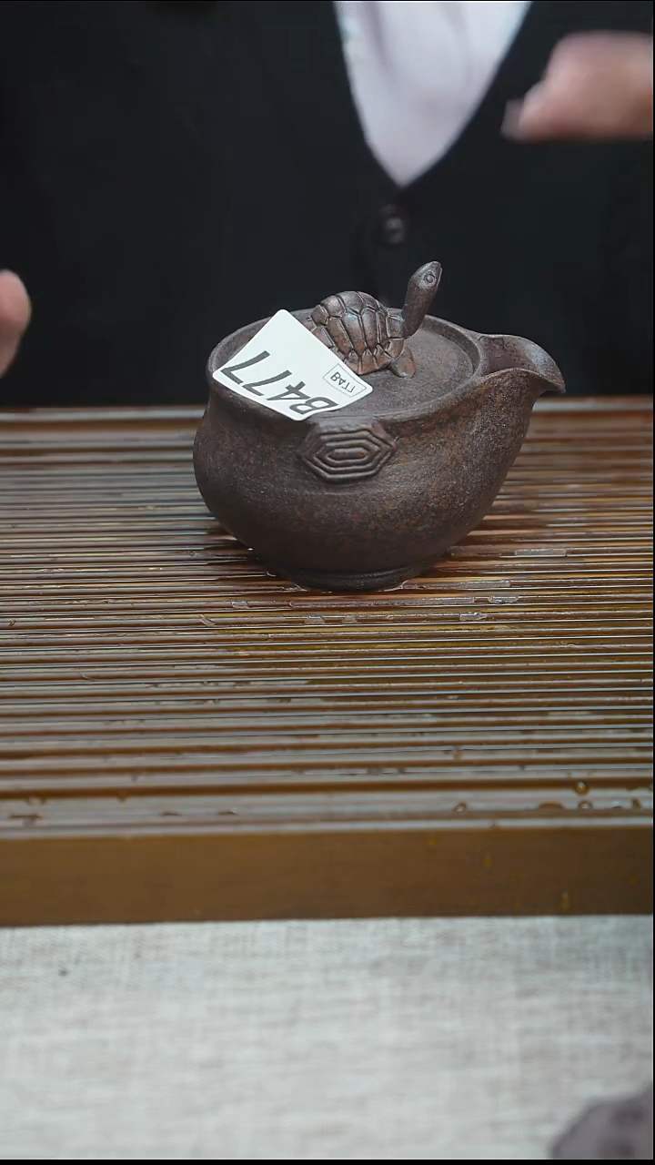 纯手工粗陶茶具每一只不一样