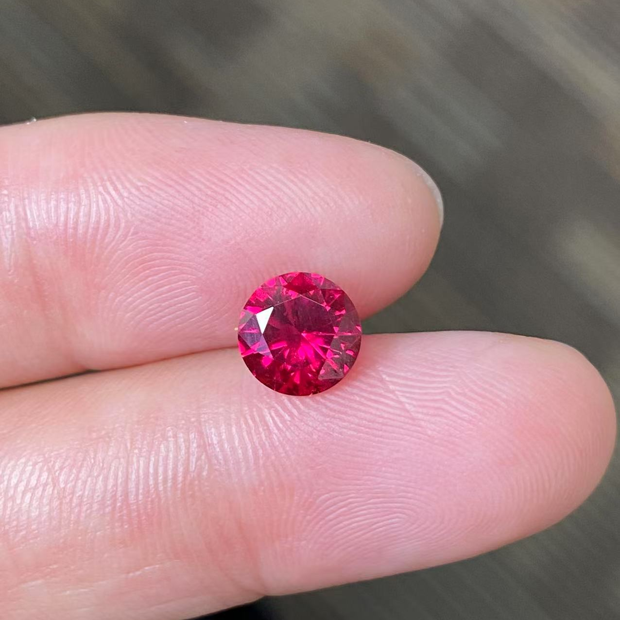 合成（培育）红宝石培育明亮红宝石裸石1.6CT
