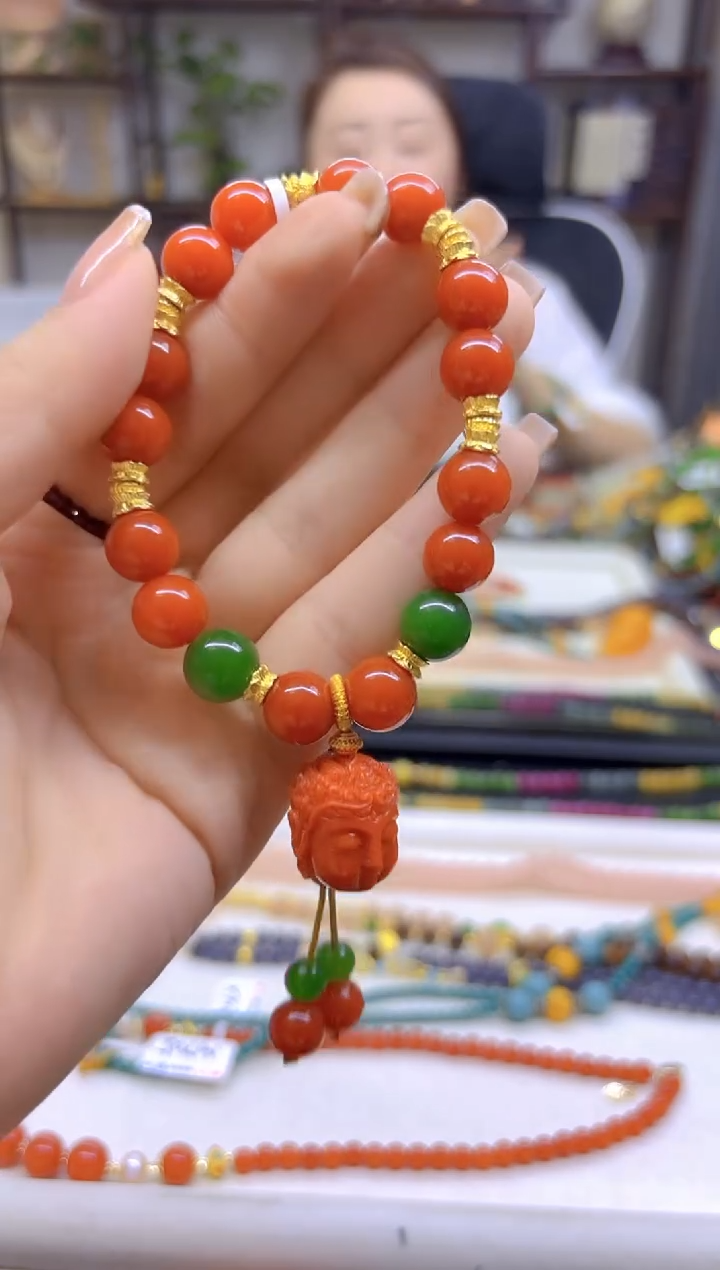 手链未镶嵌南红玛瑙DIY款S770