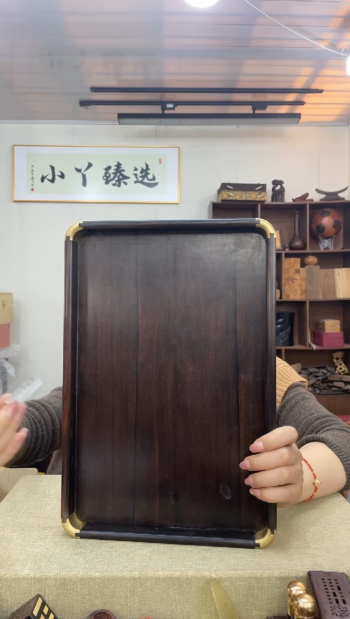 乌木类蜡**新688黑柿木茶盘木木