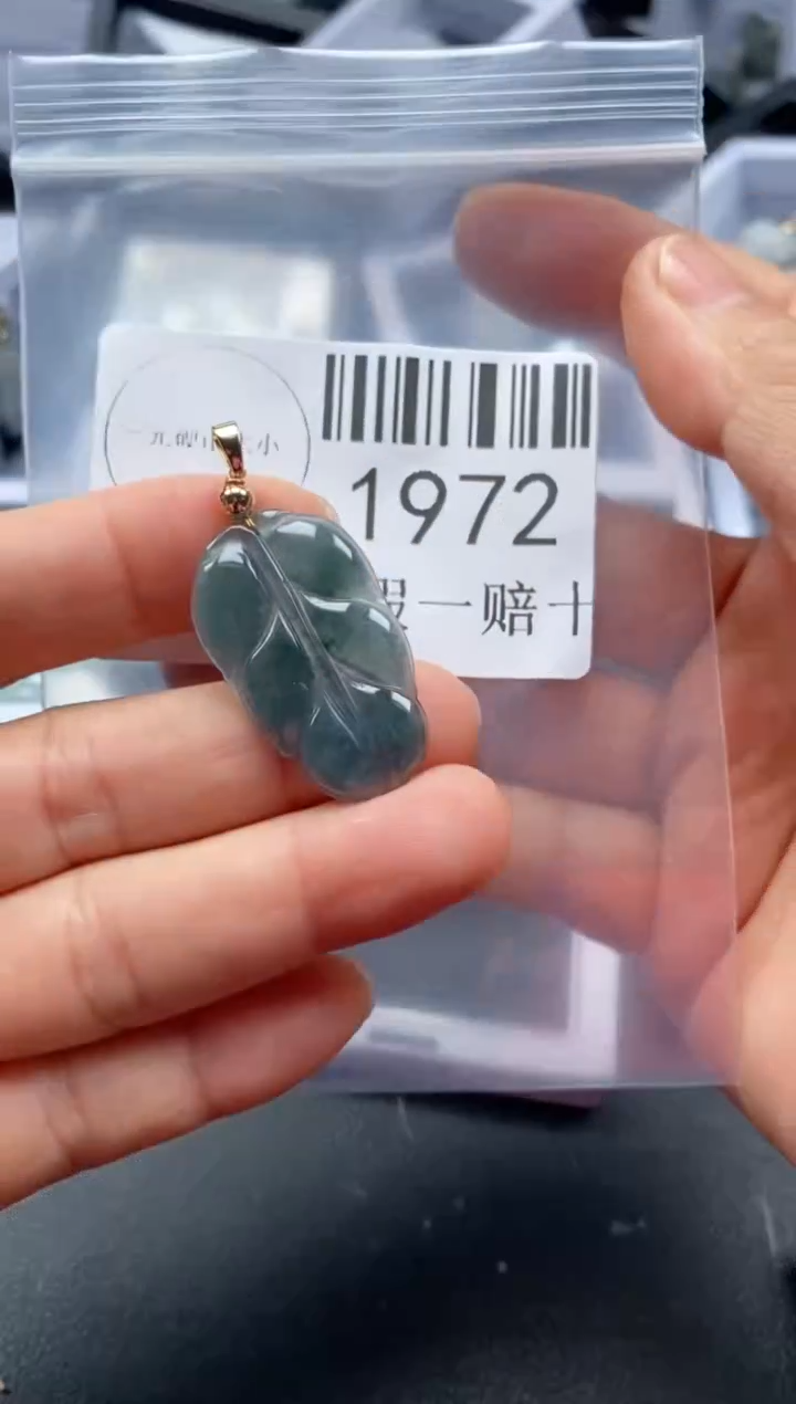 翡翠未镶嵌吊坠(不含链)1972