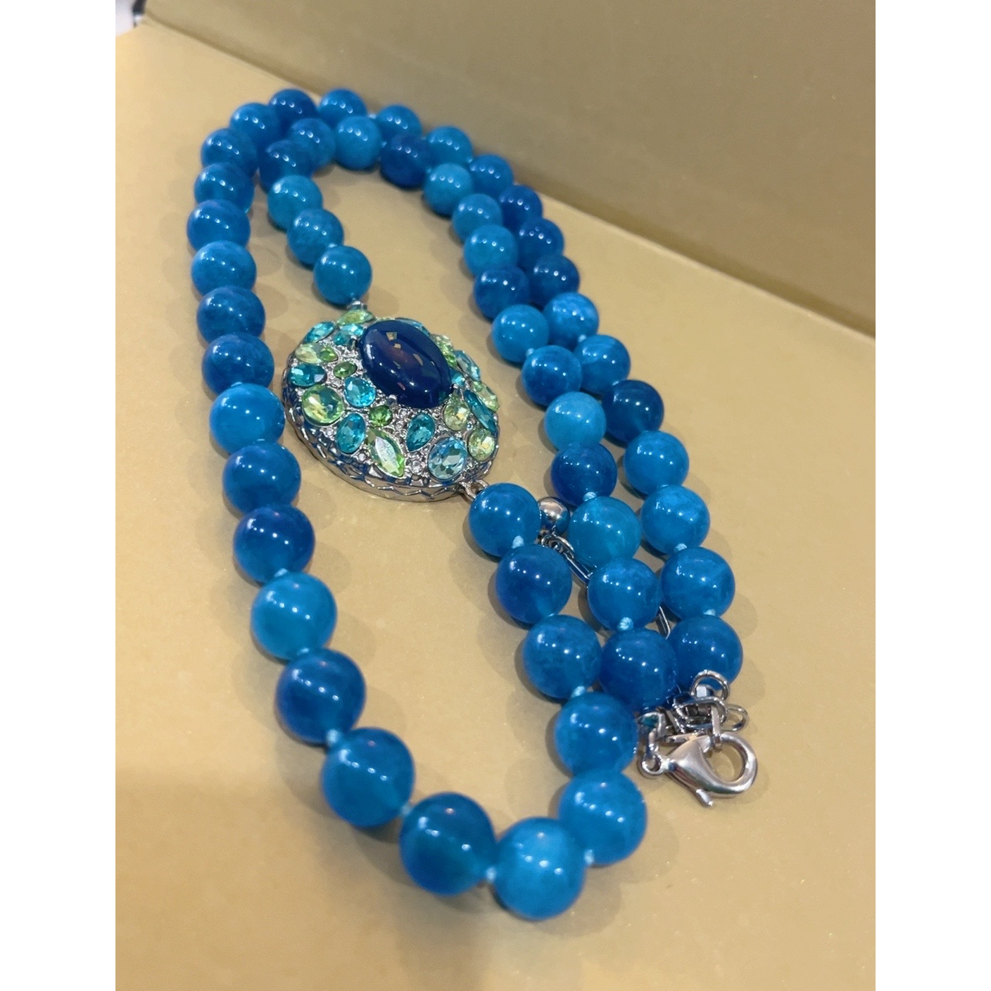 铜合金花岗石项链 欧洲故事--手工项链饰品法式复古项链