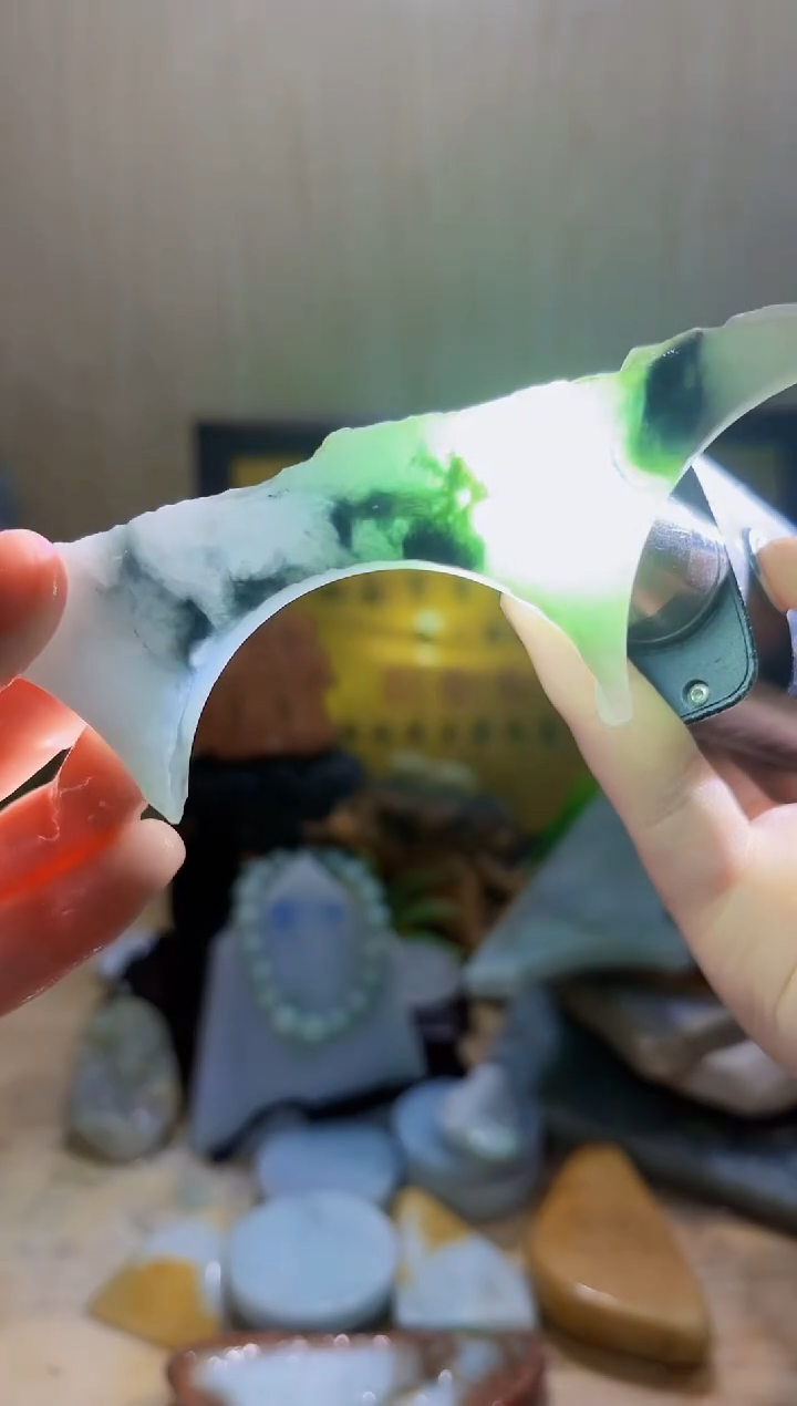 未镶嵌挂件翡翠小小璀璨3577