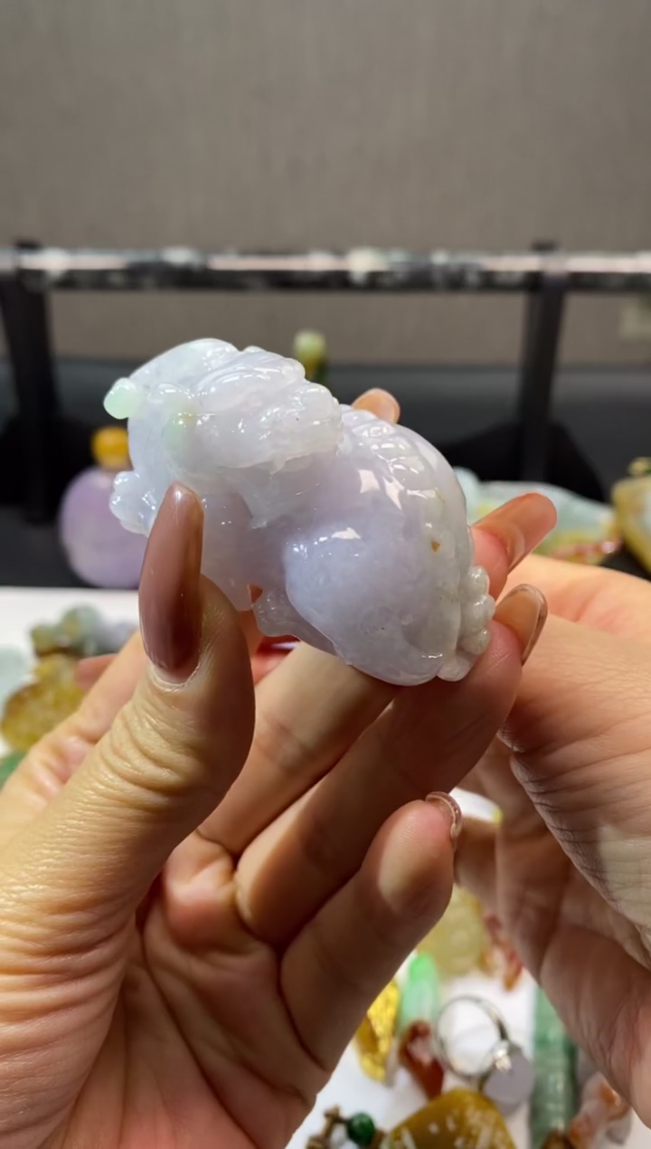 【闪购商品】翡翠把件未镶嵌翡翠貔貅手把件