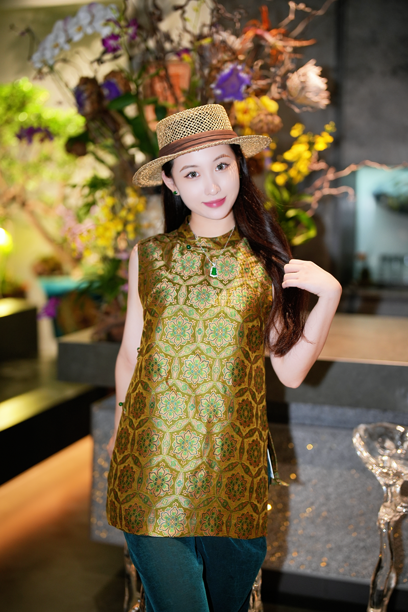 蓝大【燕泥】新中式上衣5099