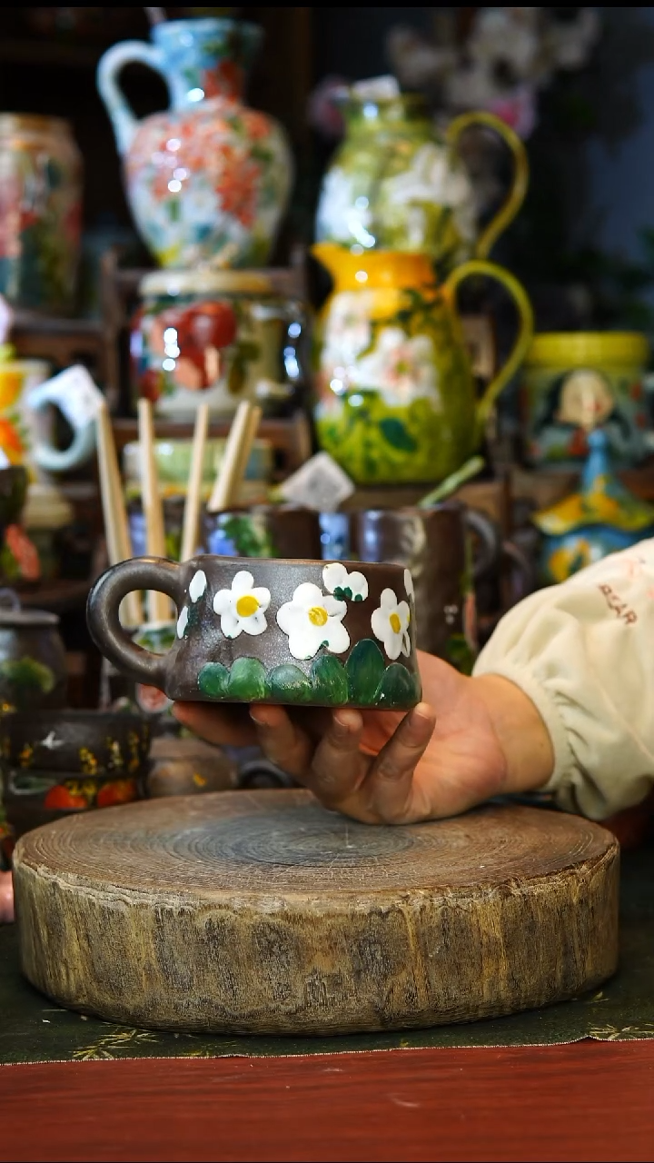 陶瓷228景德镇手工手绘釉下彩