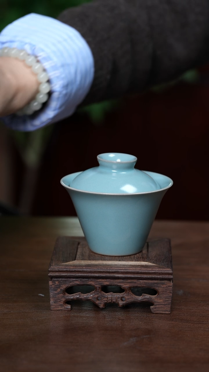 【闪购商品】L·宝丰宋官窑汝瓷盖碗