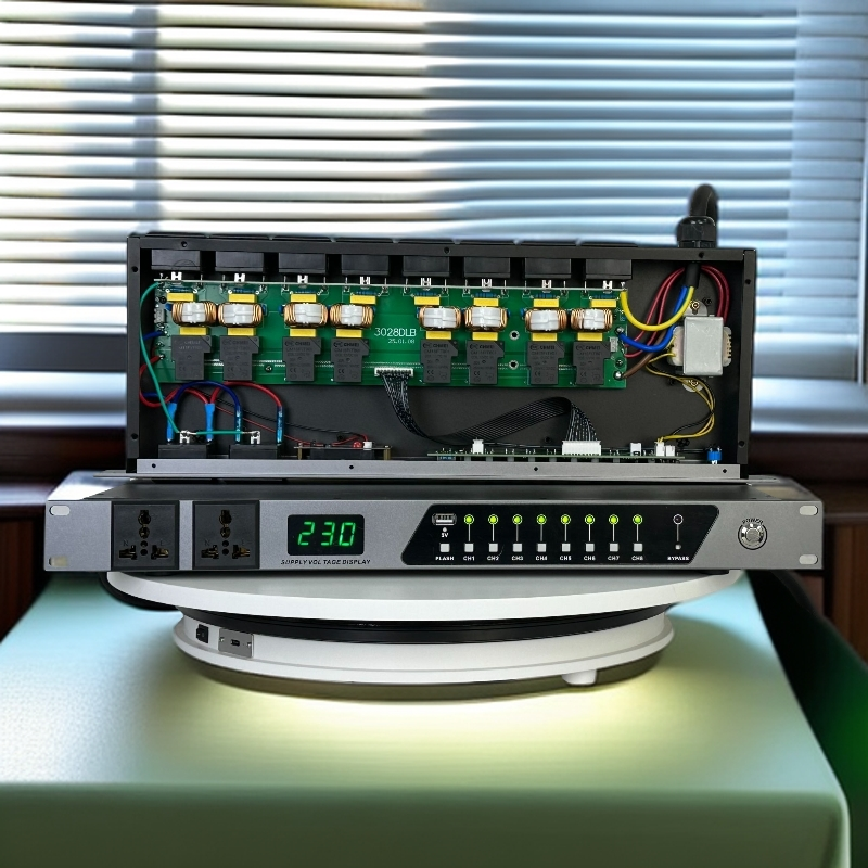 专业舞台大功率时序电源管理器舞台家庭KTV专用