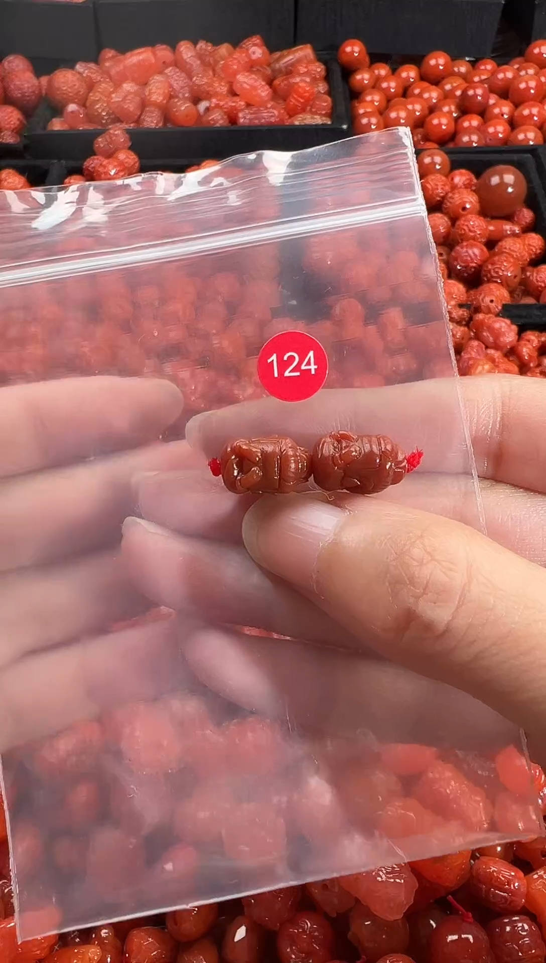 颈饰未镶嵌南红玛瑙1