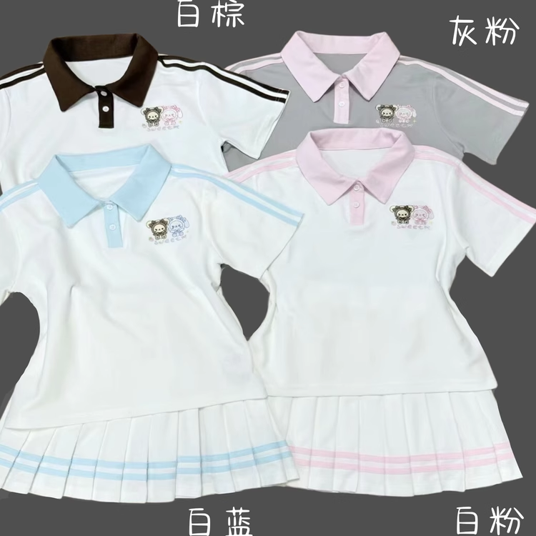 兔熊【校服】柴呼呼可爱童趣日系lolita洛丽塔裙兔熊校服女儿服儿童