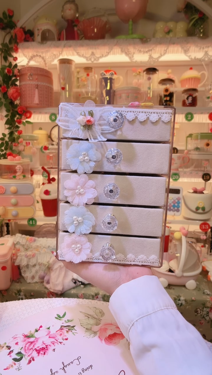 多层首饰收纳盒——手工制作品质好！