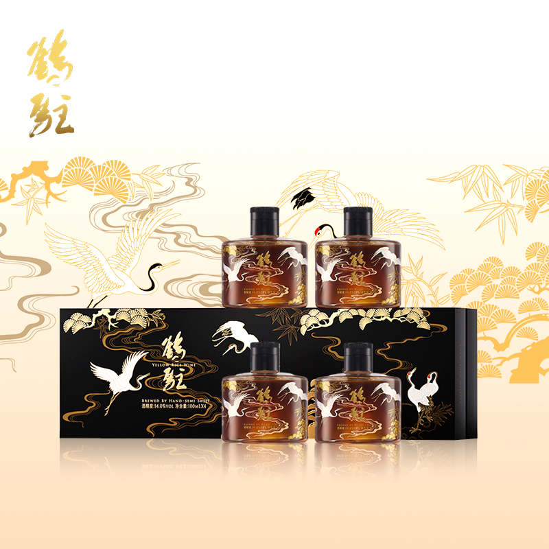 【鹤驻】黑枣善酿七分甜掌心酒 100ml*4瓶/盒.
