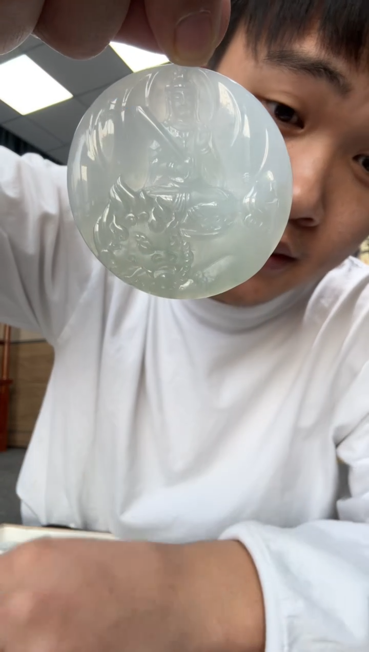 【闪购商品】翡翠颈饰未镶嵌天然翡翠A货孤品一件