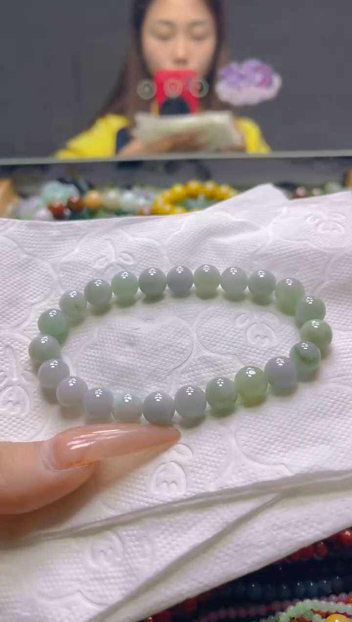 颈饰未镶嵌翡翠7MM