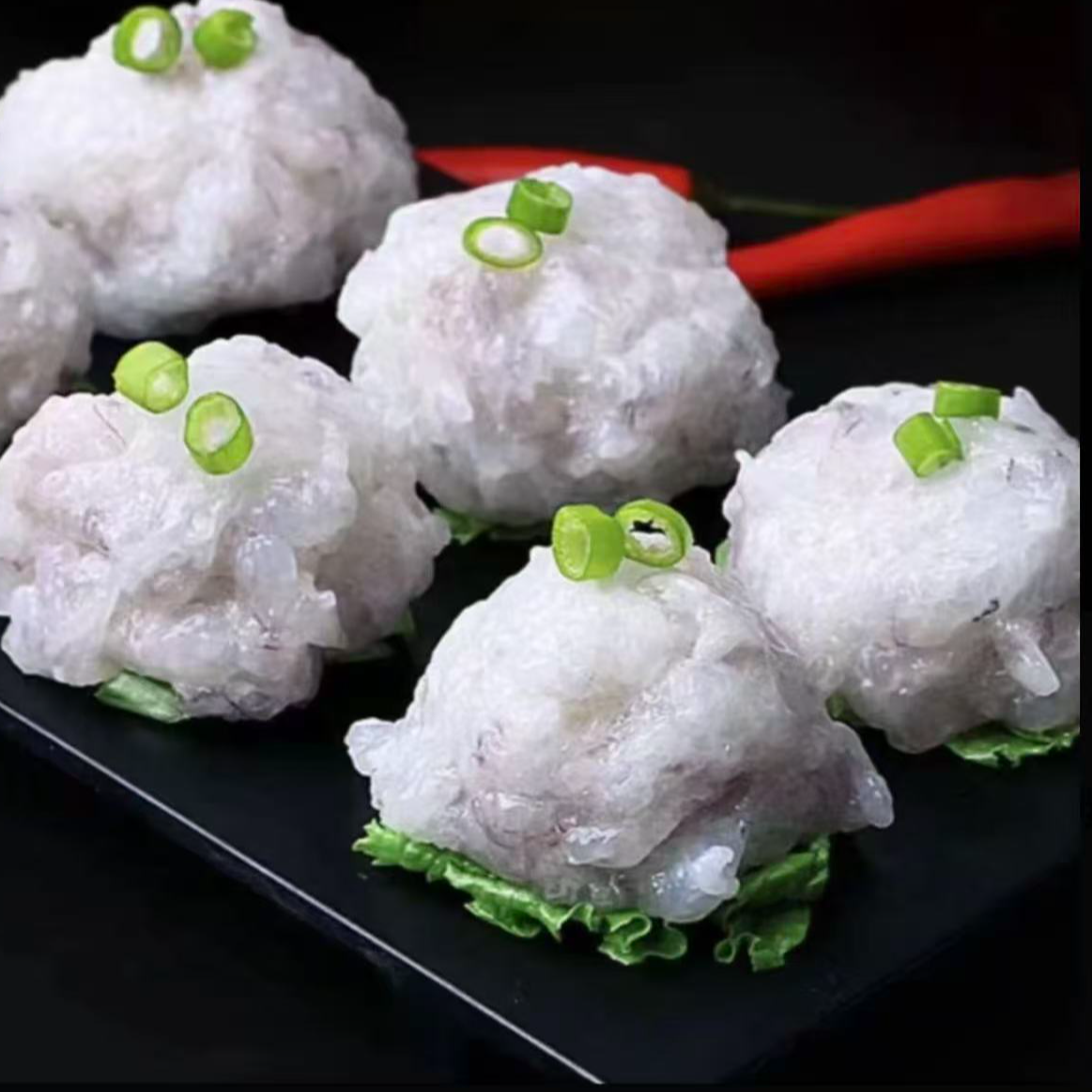 青虾滑 纯虾肉虾滑100g/包*10包 虾肉含量≥95% 火锅做汤食材