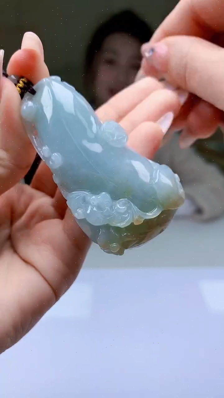 【闪购商品】定制翡翠未镶嵌4902ty-毛货挂件22