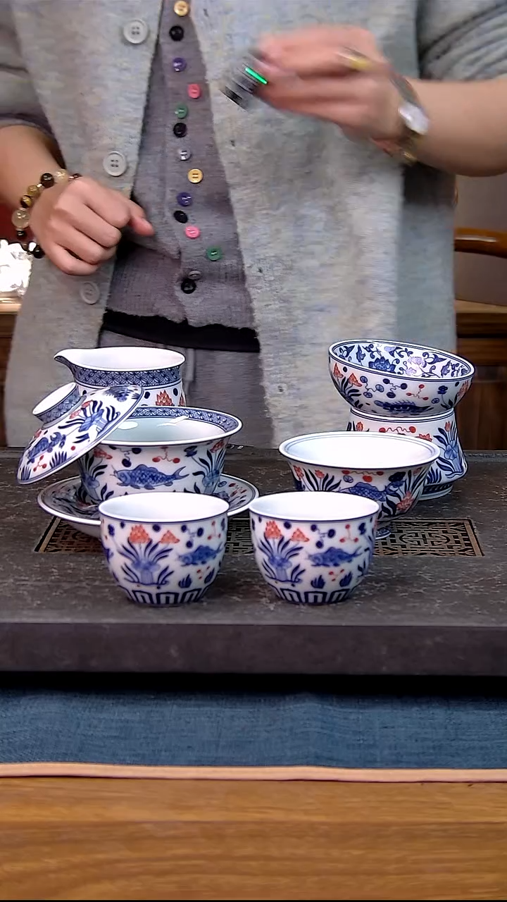 简装家用款6件套 白瓷陶瓷茶具