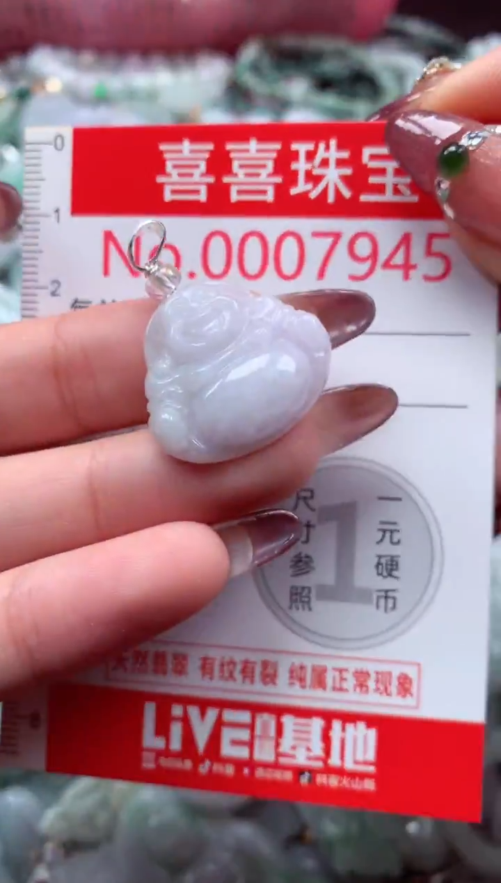 颈饰未镶嵌翡翠7945