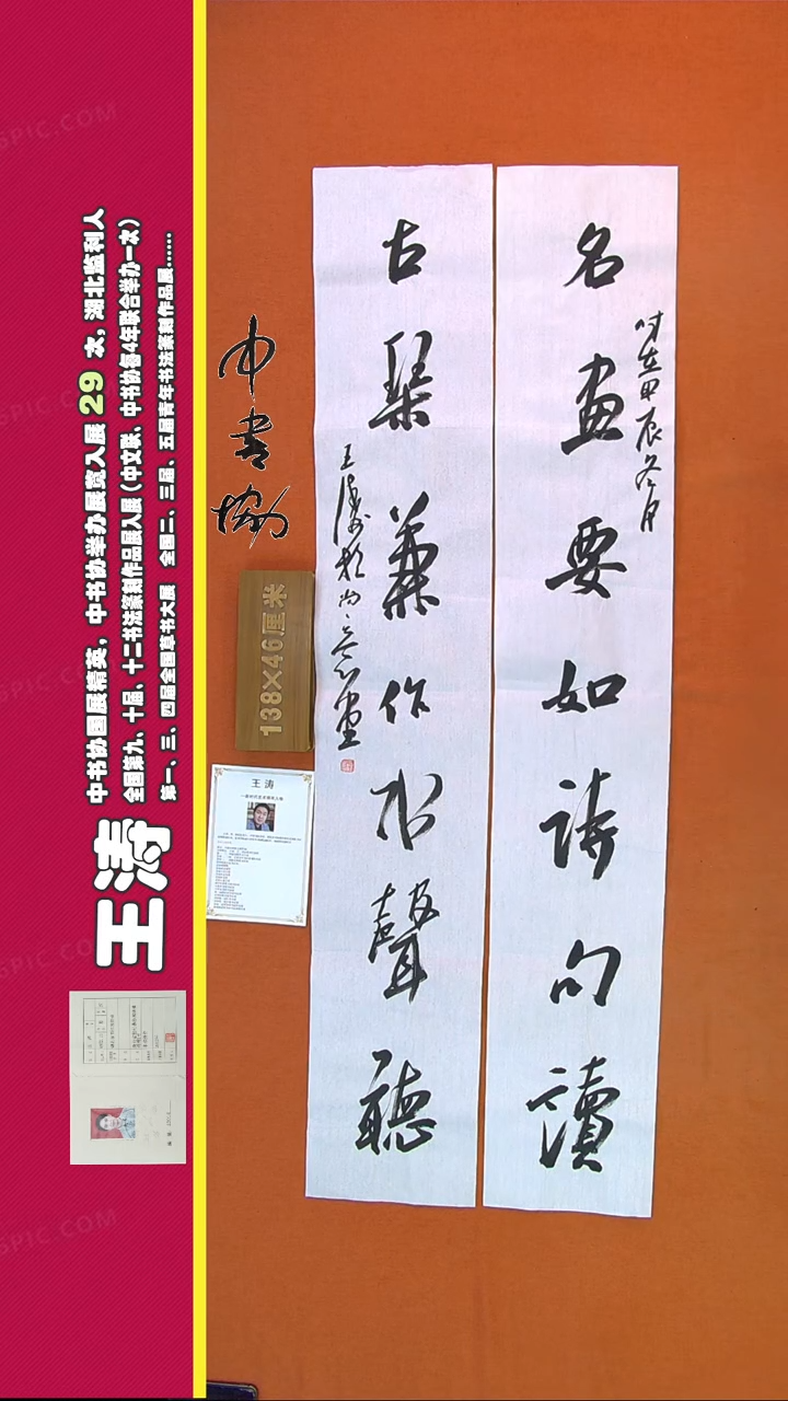 【闪购商品】书法301A王涛书法作品